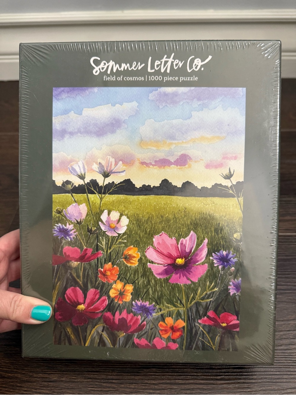 Sommer Letter Co. Field of Cosmos puzzle NEW